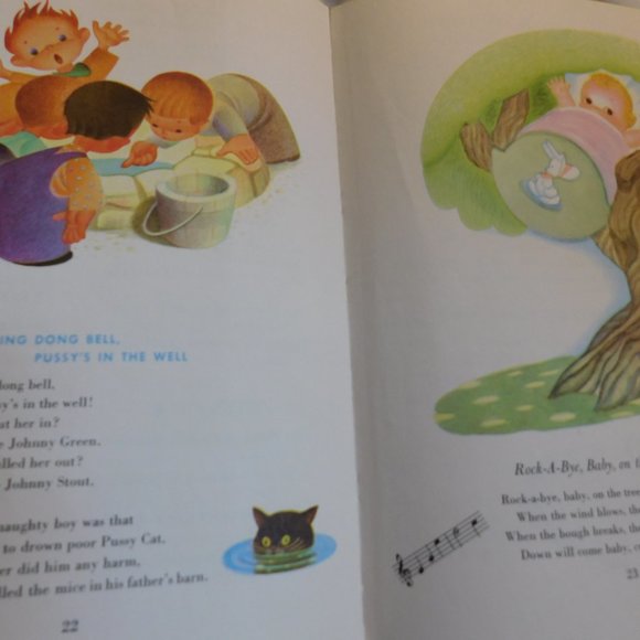 Vintage Mother Goose Published by Random House 1949 - Picture 8 of 9